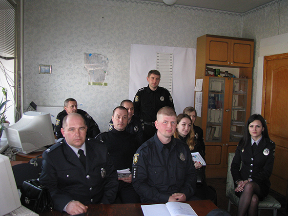 Проведення занять з інспекторами-криміналістами  СВ ГУНП в Черкаській області